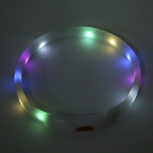 Collar Para Mascotas, Marquesina Led Multifunción, Ajustable
