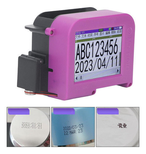 Máquina De Codificación De Inyección De Tinta Portátil Impre