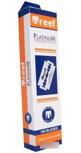 30 Hojas/filos Afeitar Treet Platinum  Barberia 