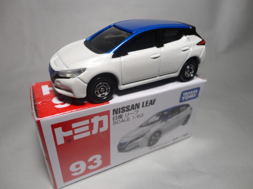 Tomica Nissan Leaf (segunda Generacion) Blanco  Escala 1/63