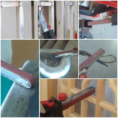 - Mini Diy Sander, Lijadora De Banda Multifuncional Adaptada