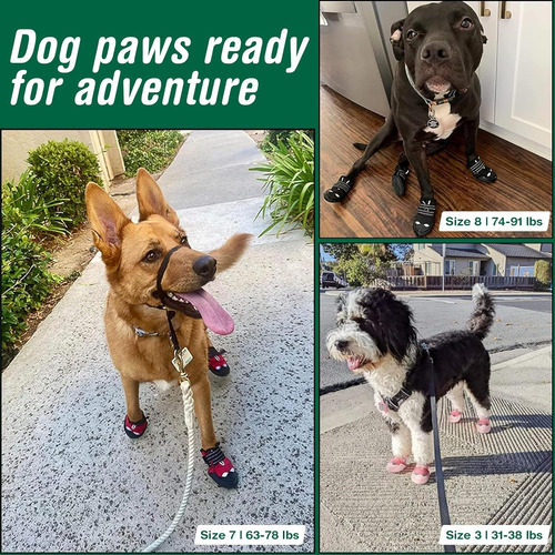 Botas Para Perros Medianos, Impermeables, Invierno Y Verano,