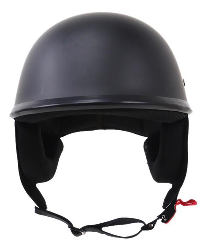 Del Casco De La Cara Abierta De La Motocicleta Negra Metro