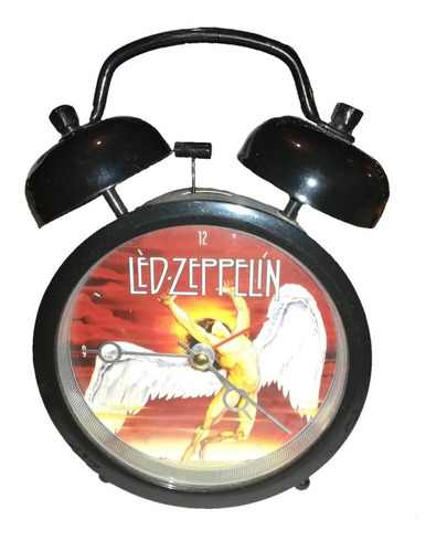 Reloj Con Campana Vintage Rock Led Zeppelin Bravado