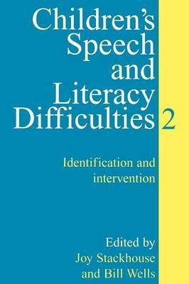 Libro Children's Speech And Literacy Difficulties : Ident...