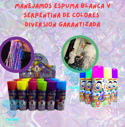 Espuma Spray Efecto Nieve Ideal Para Fiestas 96 Latas