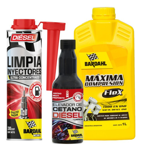 Kit Máxima 1l, Elevador De Cetano & Limpia Inyectores Diesel