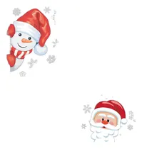 Comprar Adornos Navideños De Doble Cara Adhesivos Ventanas Navidad