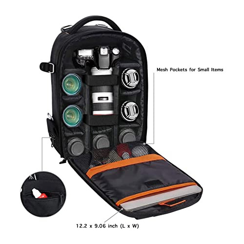 Mosiso Mochila Para Cámara, Dslr/slr/sin Espejo, Funda Para