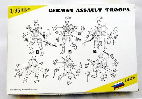 Imagen 2 de 3 de German Assault Troops 1/35 Zvezda 3513