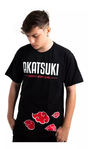 AKATSUKI - NUVEM - NARUTO SHIPPUDEN - TSHIRT BASIC