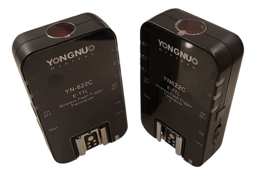 Rádio Flash Yongnuo Yn-622c E-ttl Para Canon Com 2 Transmiso