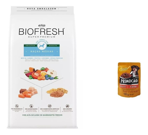 Biofresh Adulto Raza Mediana 15k Con Pate Regalo Y Envio