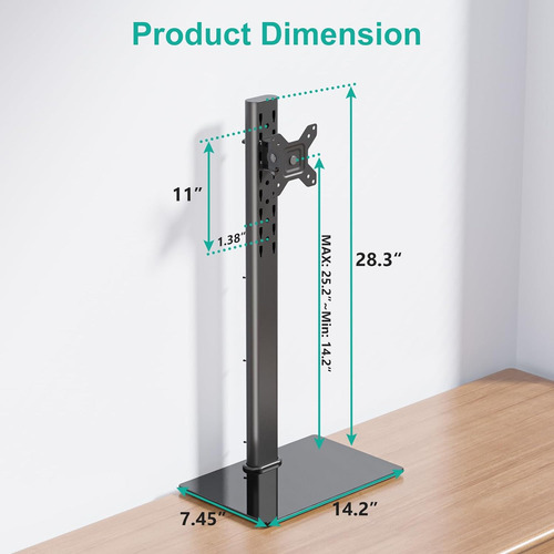 Soporte Monitor Individual De Altura Ajustable, Soporte...