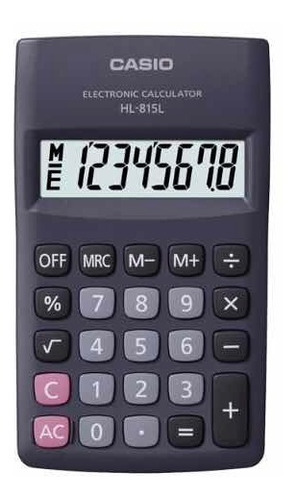 Calculadora Casio Portable 8 Digitos Hl-815l