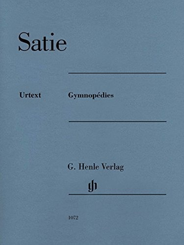 Book : Gymnopedies For Piano (english, French And German...