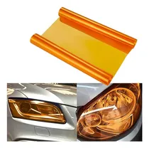 Comprar Vinilo Naranja \u002F Ambar  Luces Ópticas Faros Auto Moto 