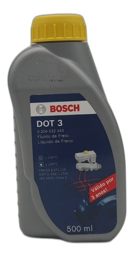 Liquido De Freno Bosch Dot3 500 Ml