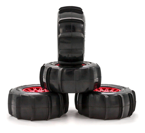 Neumáticos Snow Paddle Rc Off Road Sand, 4 Piezas De Repuest