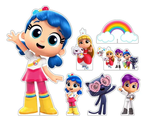 comprar Mini Kit Display Festa Infantil Vera E O Reino Do Arco-íris