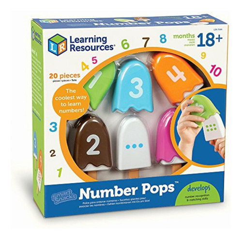 Paletas De Juguete Smart Snacks Number Pops