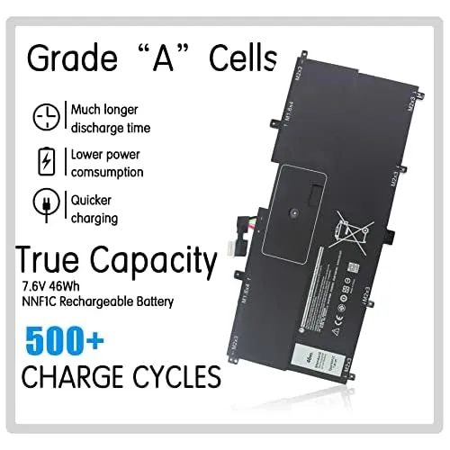 Batería Nnf1c De Dell Nnf1c Xps 13 2 1 9365 Xps 13 9...