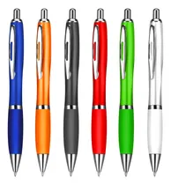 Comprar Lapiceras Biromes Boligrafos Grip Cuerpo Color Sin Logo X50