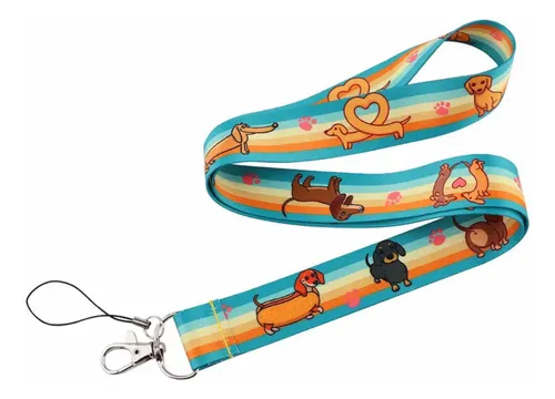 comprar Lanyard Porta Credencial Perro Salchicha Nuevo O Porta Llave