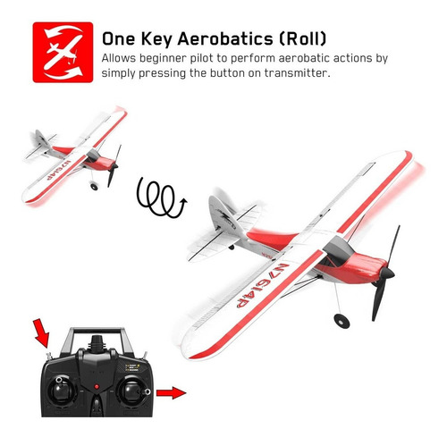 Imagen 8 de 10 de Avión A Radiocontrol Rc Principiantes Rtf Listo Para Volar