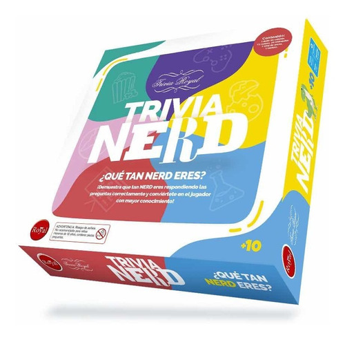 Juego De Mesa Trivial Nerd Royal