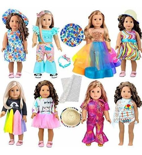 Artst Ropa De Muñeca De 18 Pulgadas Y Accesorios  Compatibl