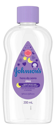 Kit Talco E Óleo Johnsons Baby Hora Do Sono Suave E Cheiroso