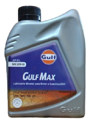 Aceite Para Carro Gulf Max 20w-50 Mineral 