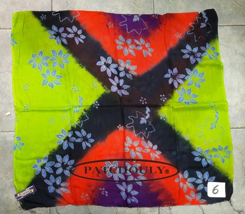 Imagen 4 de 7 de Pareo Playa Hindú Flecos Batik Tie Dye Colores Viscosa Video