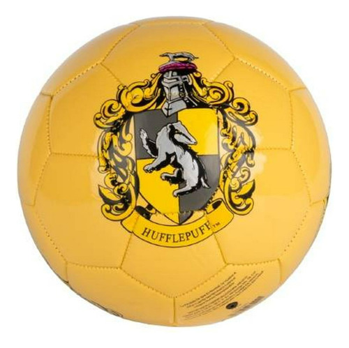 Balón De Fútbol #5 Harry Potter Hufflepuff Color Amarillo