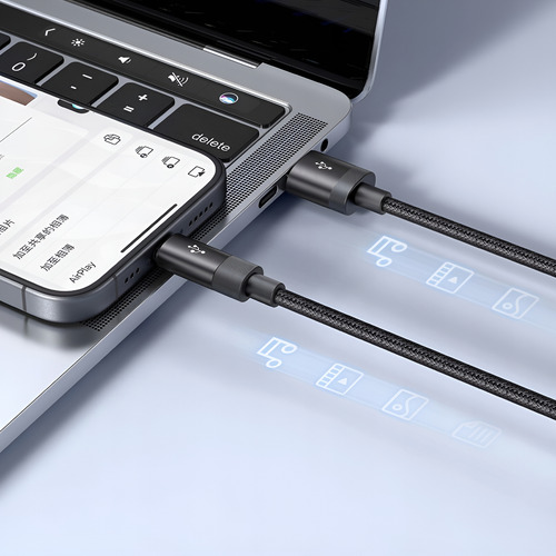 Cable Cargador Usb 3 En 1 Para Lightning Tipo-c Y Micro Usb