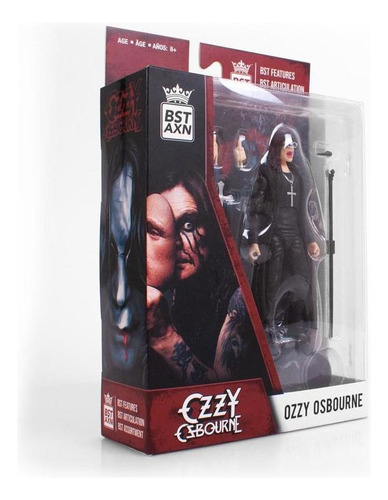 Figura Articulada De Ozzy Osbourne De Bst Axn