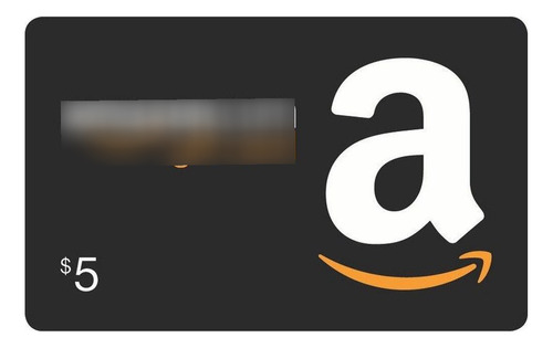 Tarjeta Amazon 5 Usd Gift Card Usa