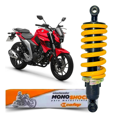 Amortecedor Monoshock Moto Yamaha Fazer 250 2018 A 2023 