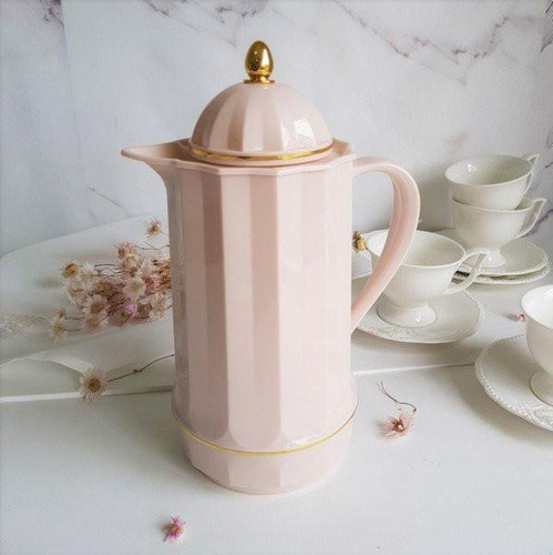 Termo vintage Genova Lior Rosê para café y té, 1 litro