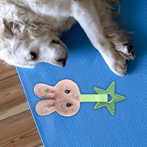 Perro Squeaky Toys Perros Medianos Conejos Marrones Claros
