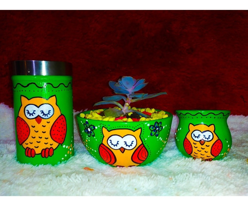 Mates De Cerámica Y Yerberas