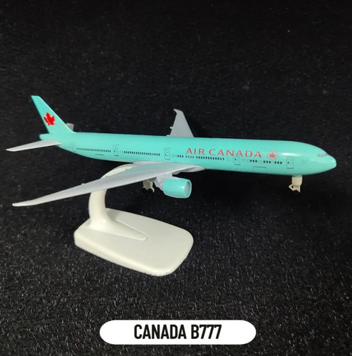 Avión Escala Air Canada Boeing 777 1/250 Base +llantas Metal