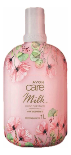 Crema Loción Corporal Avon Milk Con Vitamina E Original 1l
