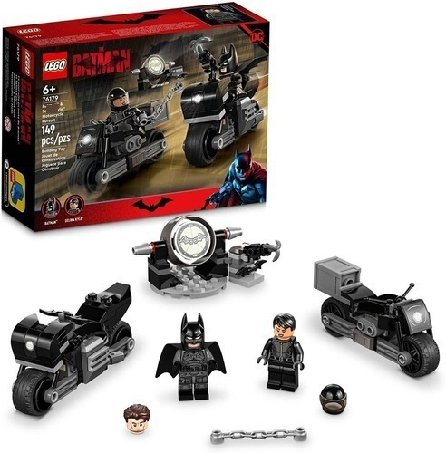 Imagen 6 de 9 de Lego The Batman - Motorcycle Persuit - Cod 76179 - 149 Pcs