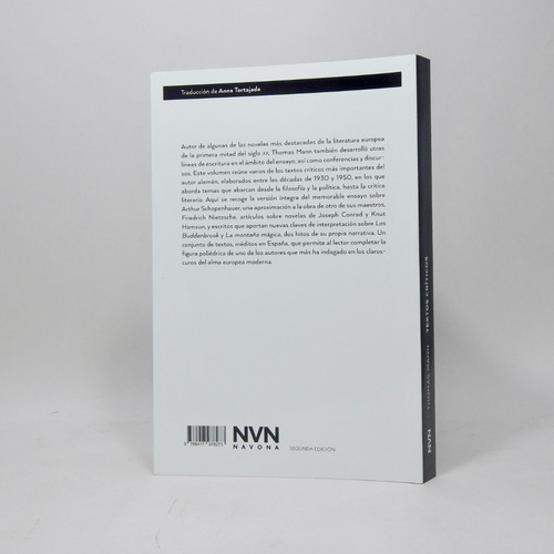 Textos Críticos Thomas Mann Navona Editorial 2019