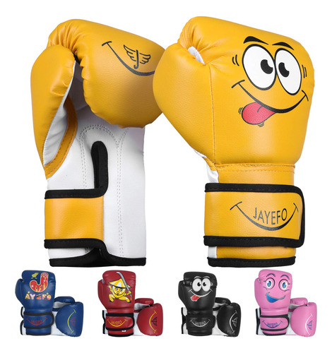 Jayefo - Guantes De Boxeo Para Nios, 4 6 Onzas, Entrenamient