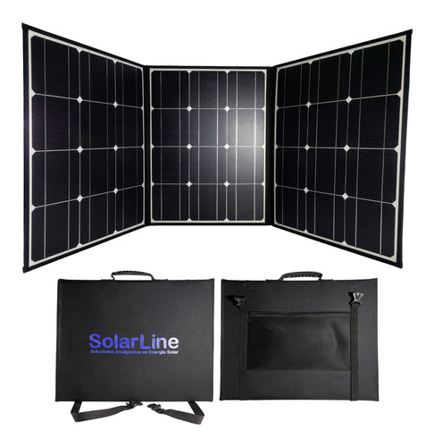 Panel Solar Plegable Flexible Bolso 100wp P/ Cargar Baterías