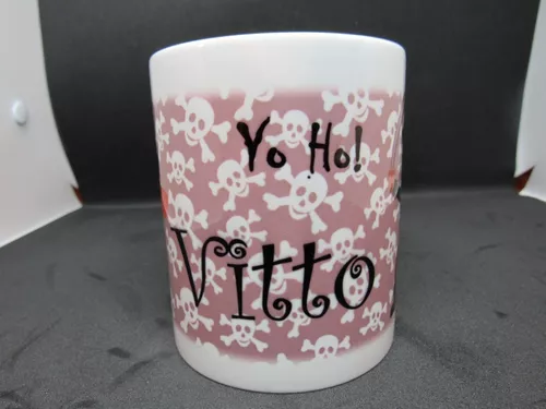 Vajilla de bebé completa. Pirata. Personalizada con nombre