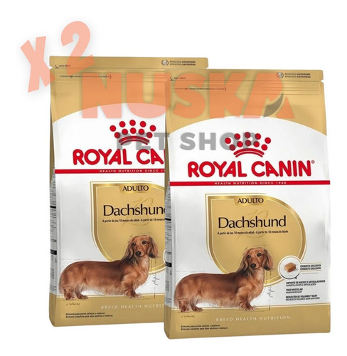 Royal Canin Dachshund Adulto 3 Kg X 2 Unidades Salchicha